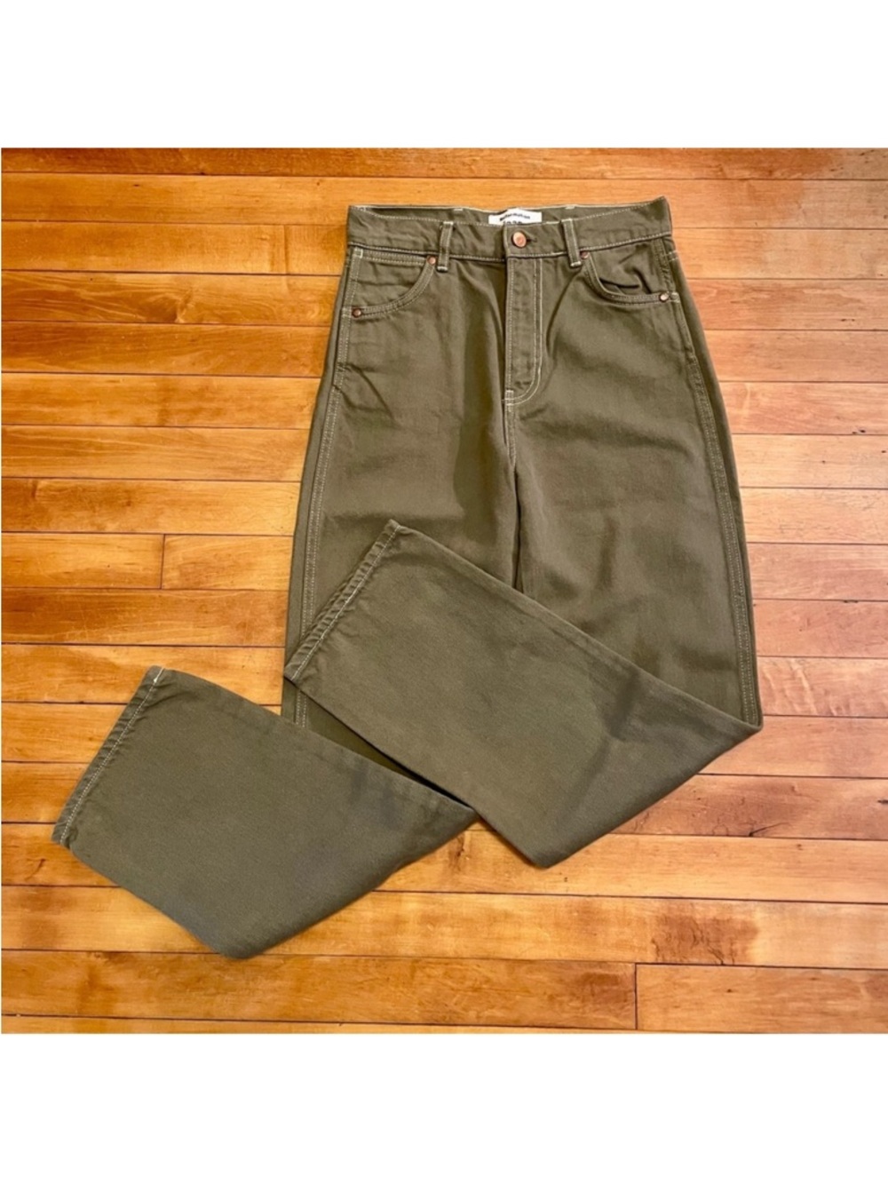 Reformation Cowboy High Rise Straight Jeans in Kalamata - Picture 2 of 9
